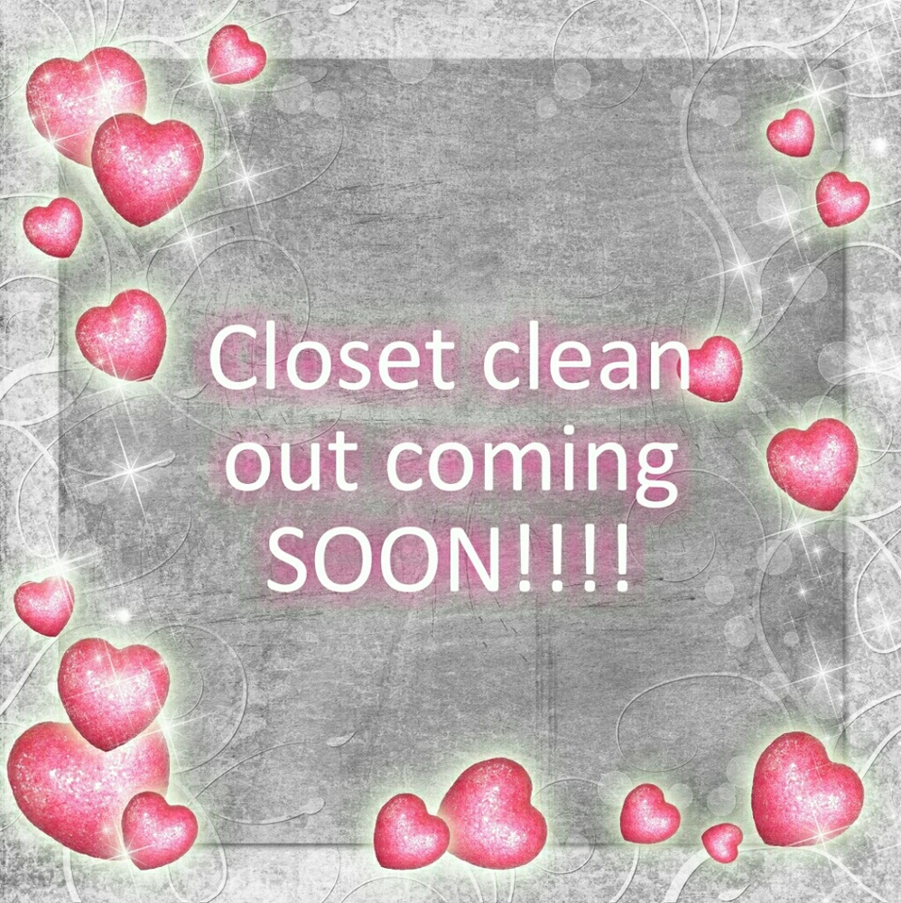 Cleaning out my closet